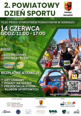 Plakat Powiatowy Dzień Sportu